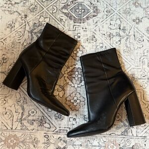 Steve Madden Black Heeled Boots